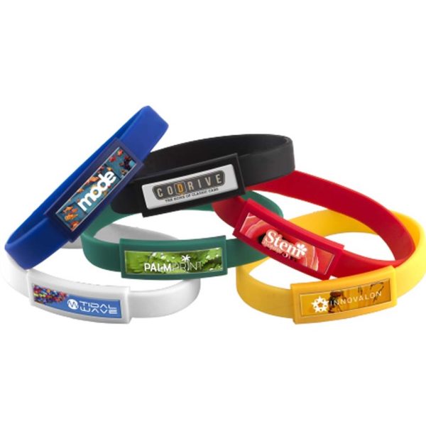 Domed Silicone Wristbands VBrandSolutions