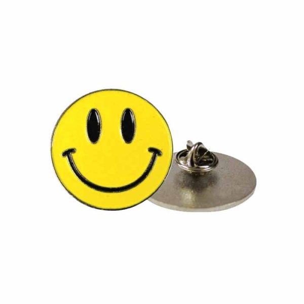3cm Smiley Metal Badges VBrandSolutions